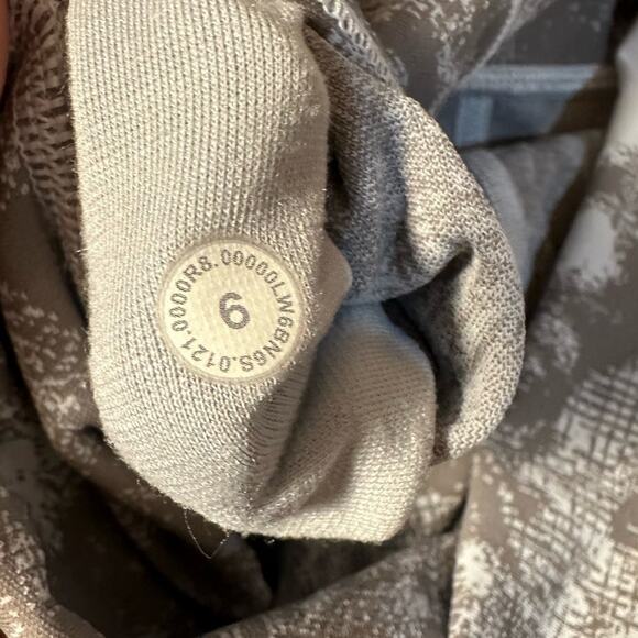 Lululemon Wunder Under High-Rise Crop 23" Synthesize Jacquard Starlight Grey Fog - Picture 2 of 6